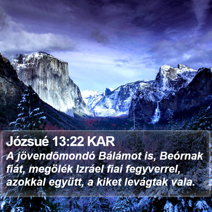 Józsué 13:22 KAR Bible Study