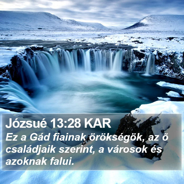 Józsué 13:28 KAR Bible Study