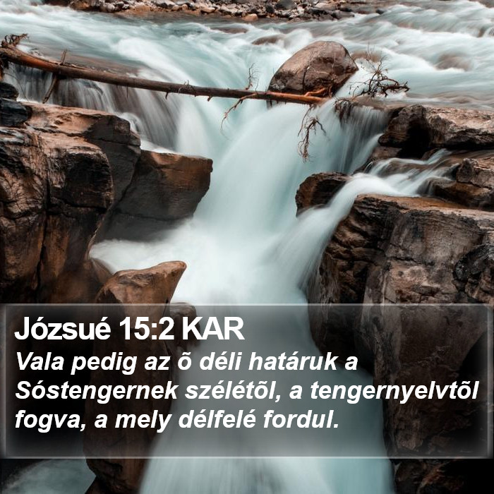 Józsué 15:2 KAR Bible Study