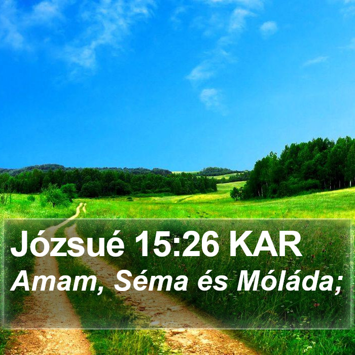 Józsué 15:26 KAR Bible Study