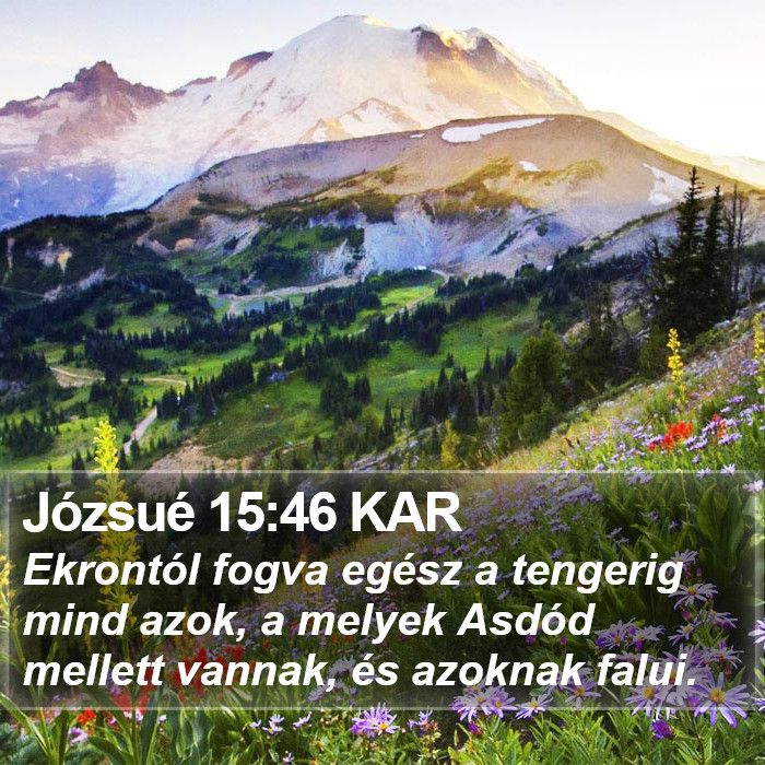 Józsué 15:46 KAR Bible Study