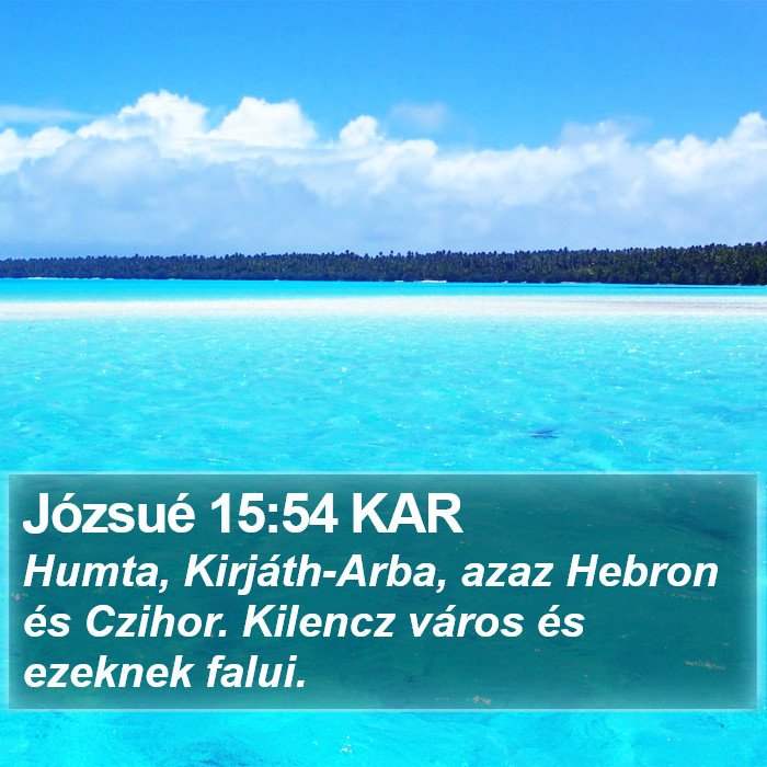 Józsué 15:54 KAR Bible Study