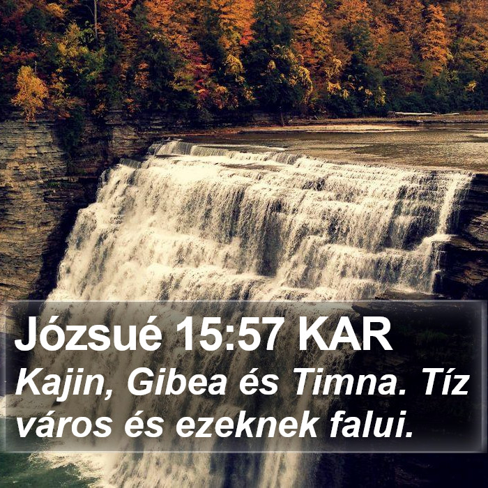 Józsué 15:57 KAR Bible Study