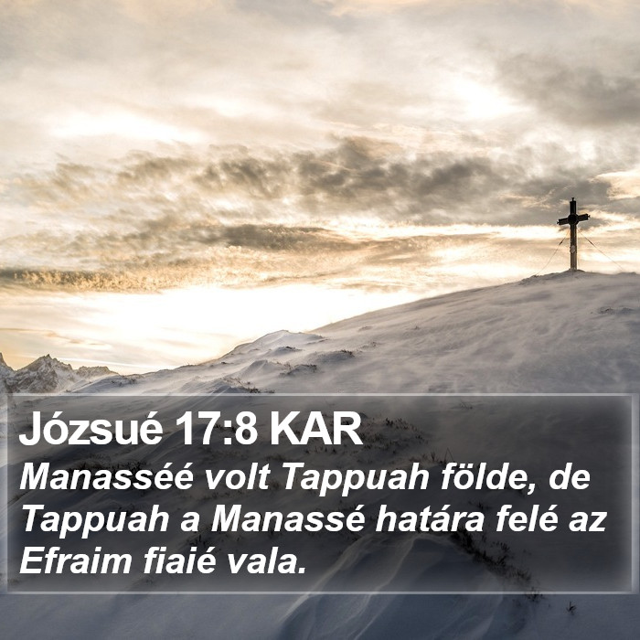 Józsué 17:8 KAR Bible Study