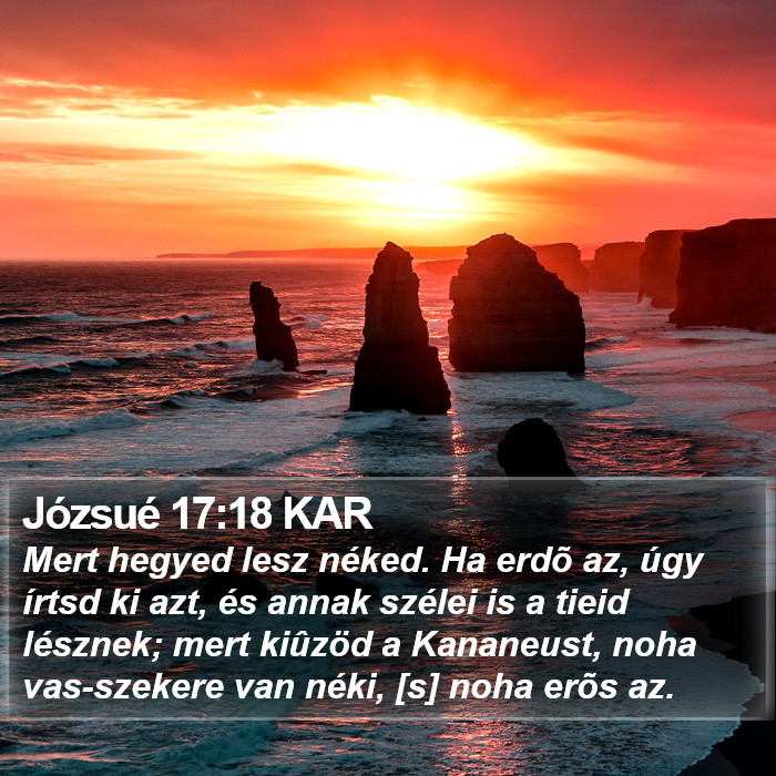 Józsué 17:18 KAR Bible Study