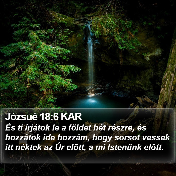 Józsué 18:6 KAR Bible Study