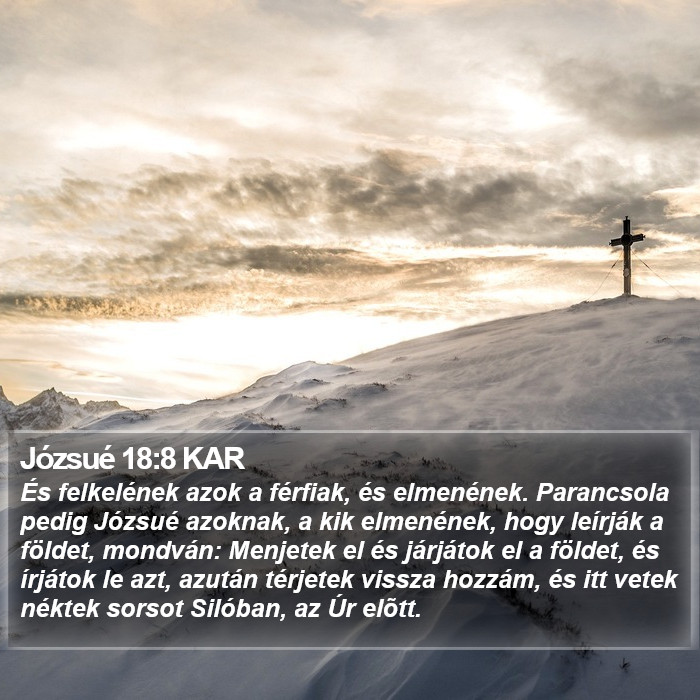 Józsué 18:8 KAR Bible Study