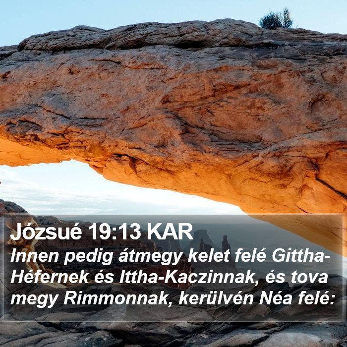 Józsué 19:13 KAR Bible Study