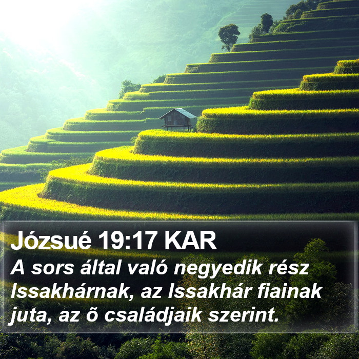 Józsué 19:17 KAR Bible Study