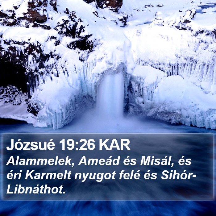 Józsué 19:26 KAR Bible Study