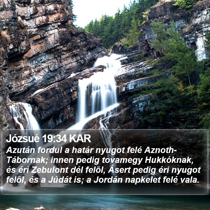 Józsué 19:34 KAR Bible Study