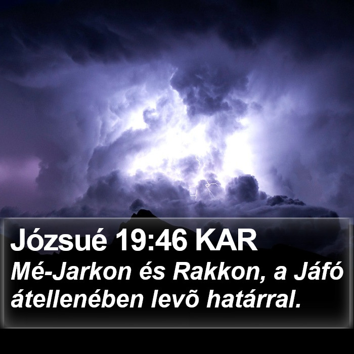 Józsué 19:46 KAR Bible Study