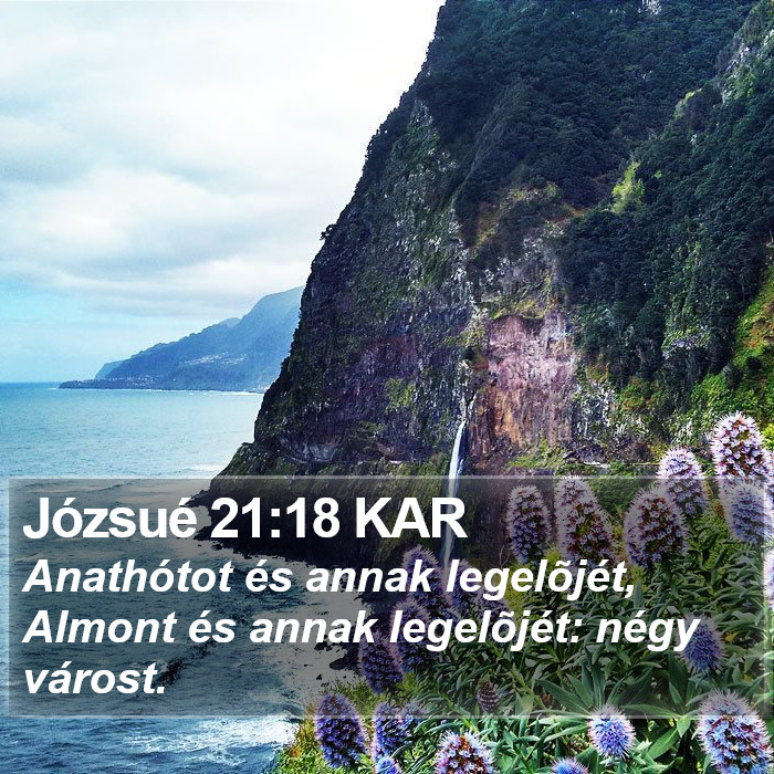 Józsué 21:18 KAR Bible Study