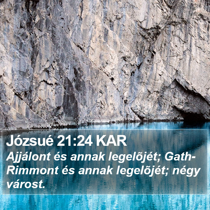 Józsué 21:24 KAR Bible Study