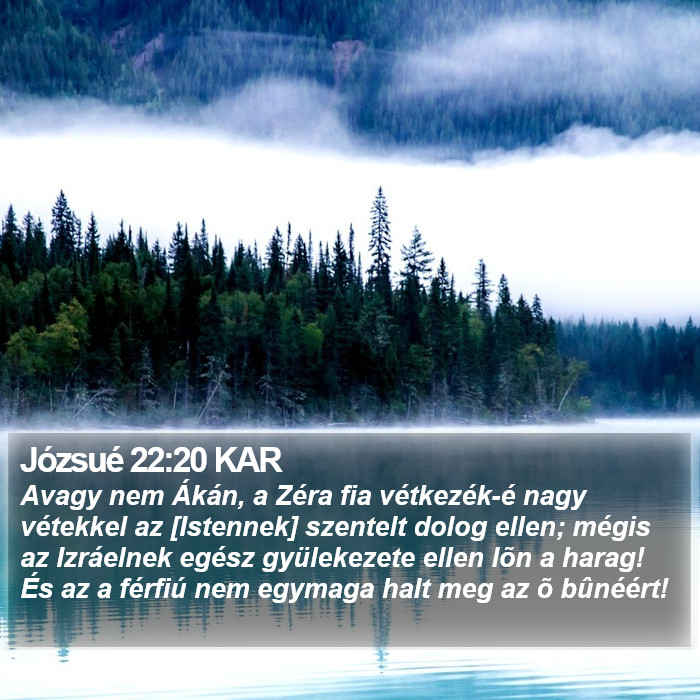 Józsué 22:20 KAR Bible Study