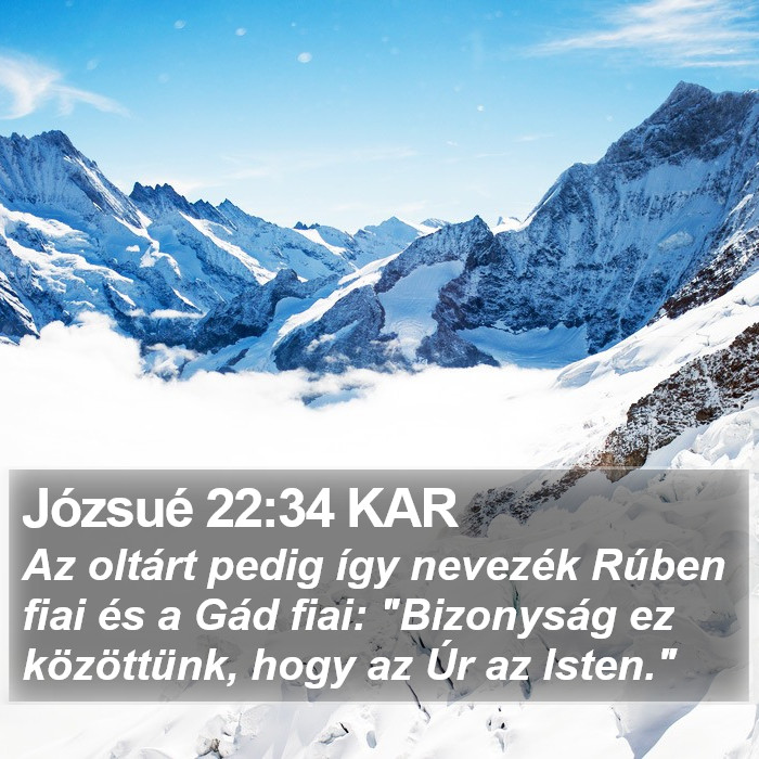 Józsué 22:34 KAR Bible Study