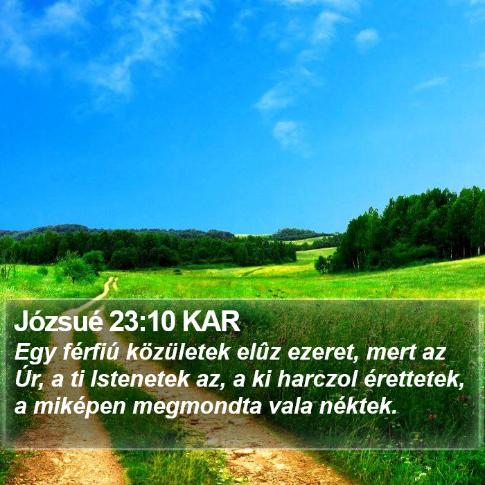 Józsué 23:10 KAR Bible Study