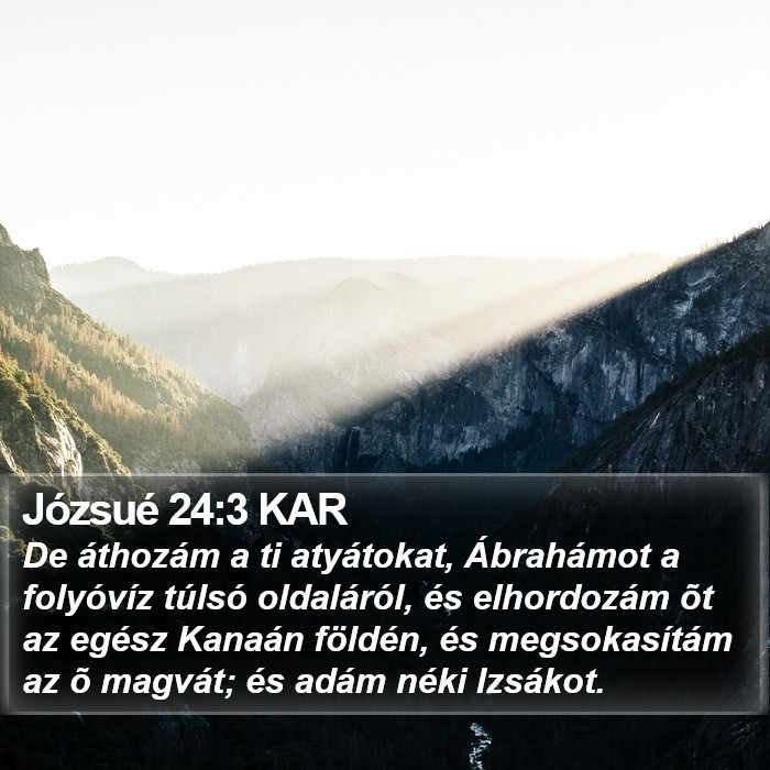 Józsué 24:3 KAR Bible Study