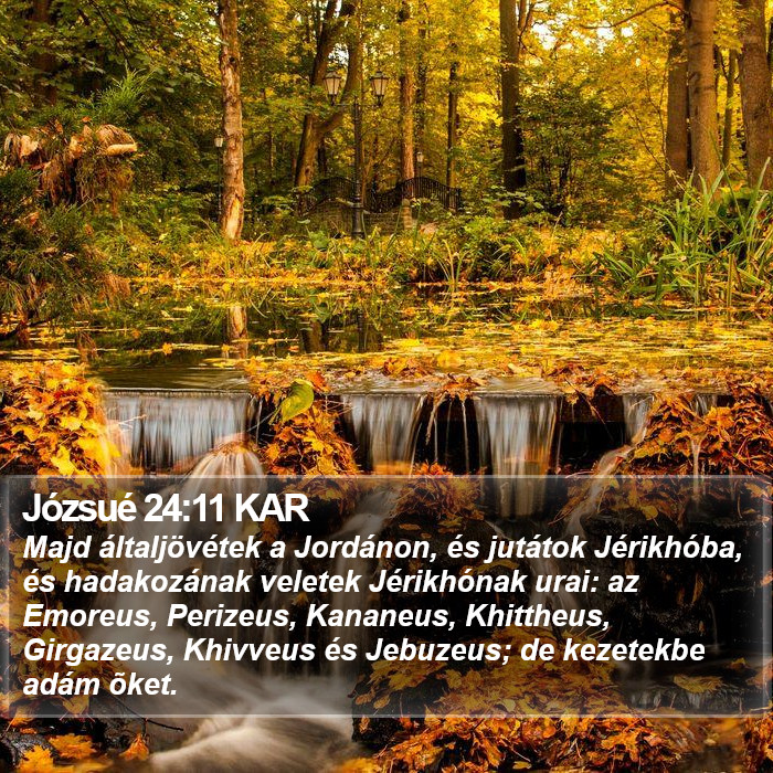 Józsué 24:11 KAR Bible Study