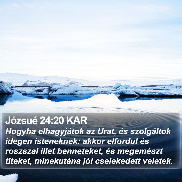 Józsué 24:20 KAR Bible Study