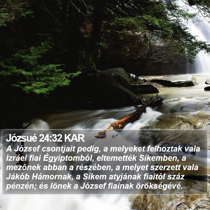 Józsué 24:32 KAR Bible Study