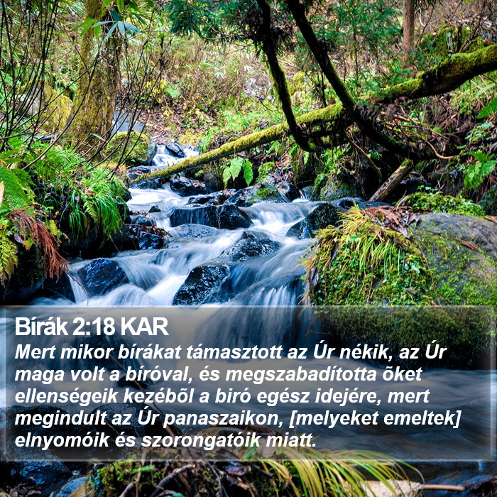 Bírák 2:18 KAR Bible Study