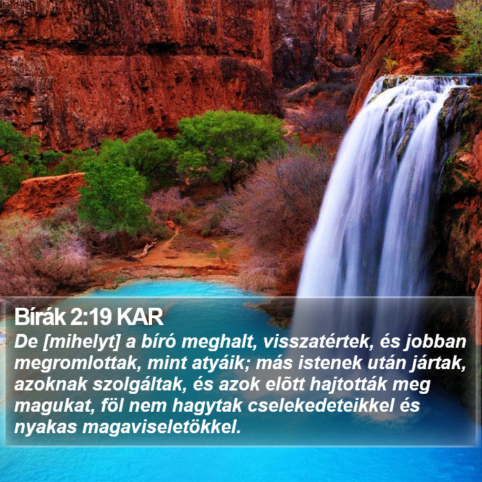 Bírák 2:19 KAR Bible Study