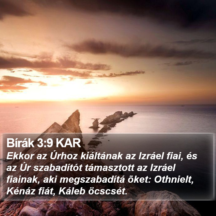 Bírák 3:9 KAR Bible Study