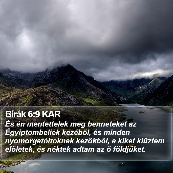 Bírák 6:9 KAR Bible Study