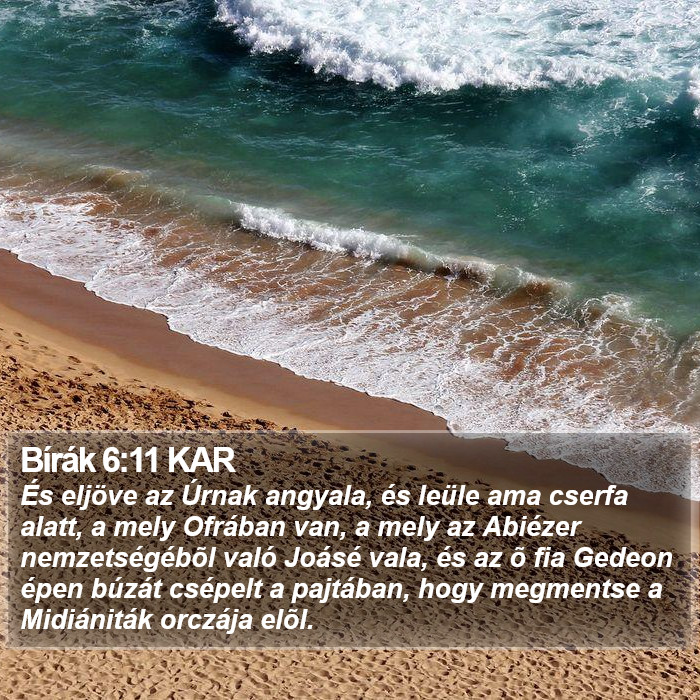 Bírák 6:11 KAR Bible Study