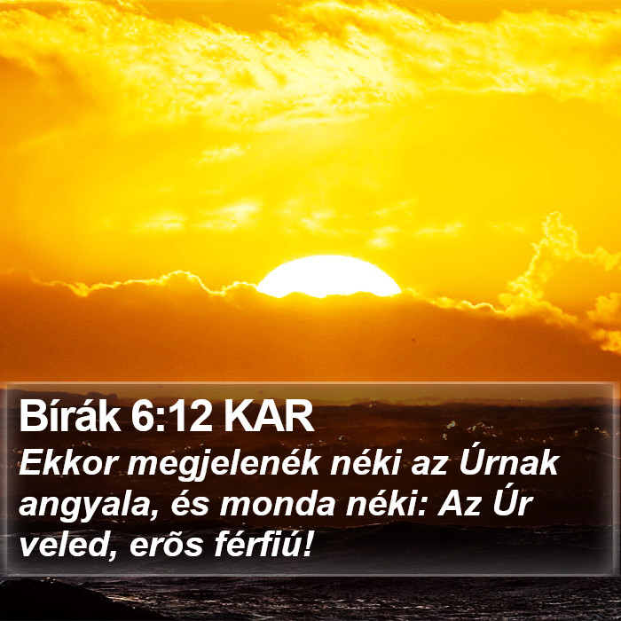 Bírák 6:12 KAR Bible Study