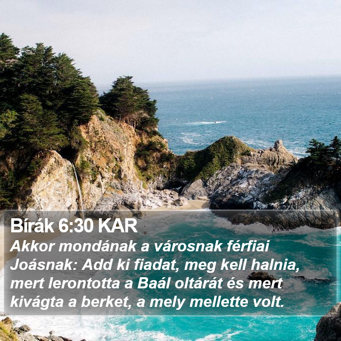 Bírák 6:30 KAR Bible Study