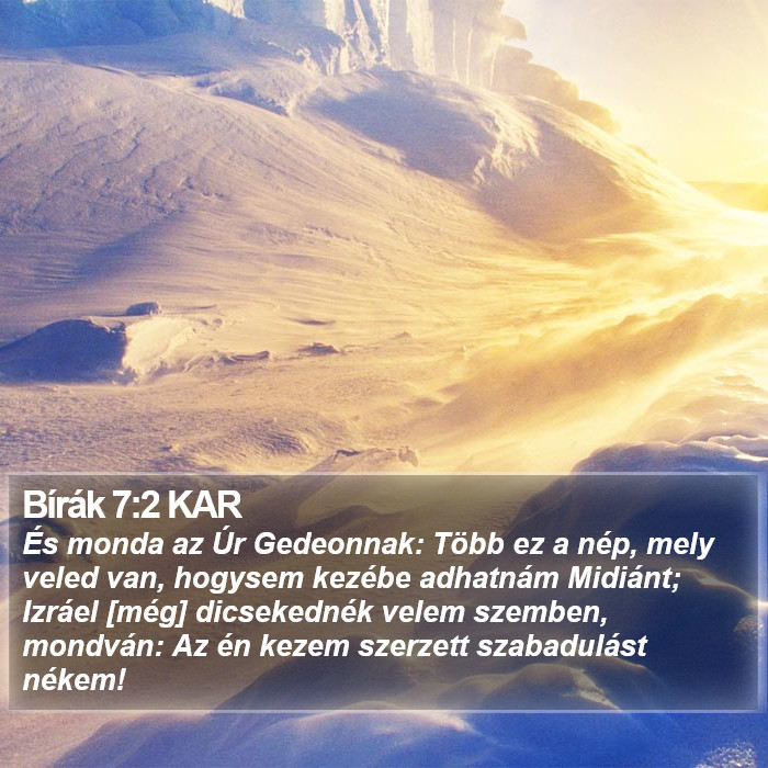 Bírák 7:2 KAR Bible Study