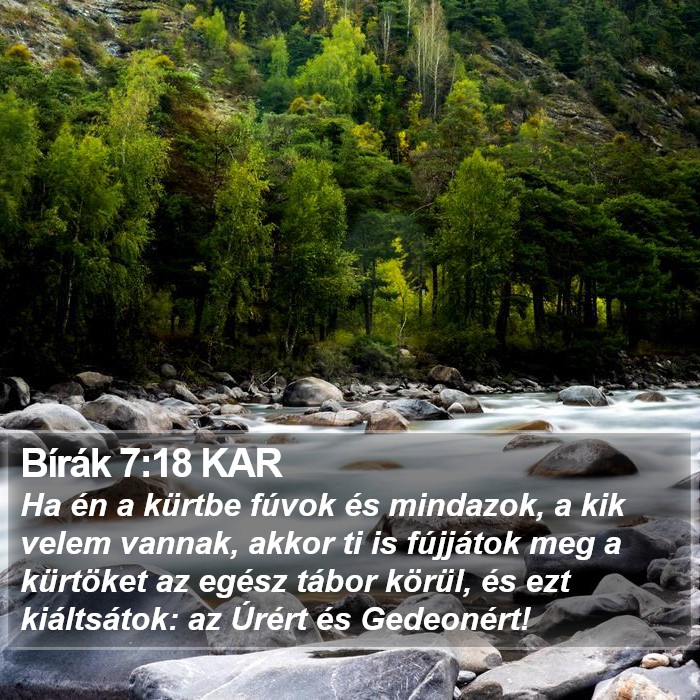 Bírák 7:18 KAR Bible Study