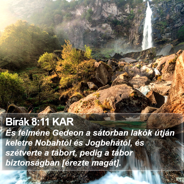 Bírák 8:11 KAR Bible Study