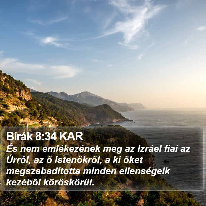 Bírák 8:34 KAR Bible Study