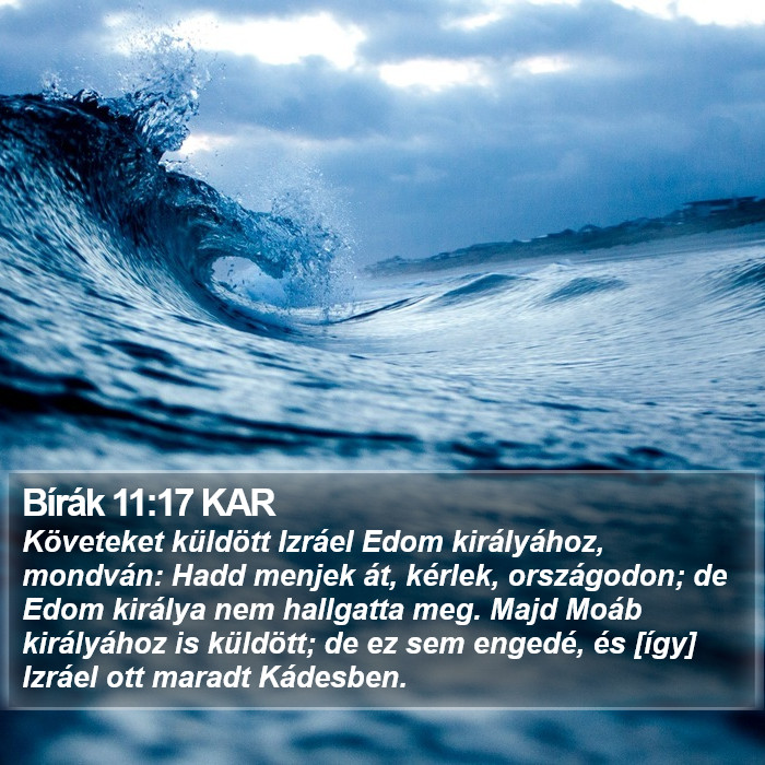 Bírák 11:17 KAR Bible Study