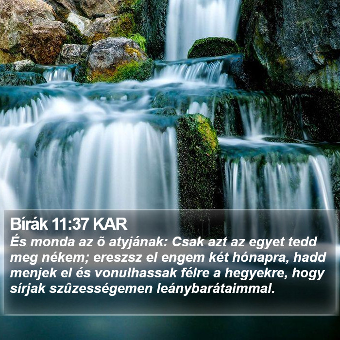 Bírák 11:37 KAR Bible Study