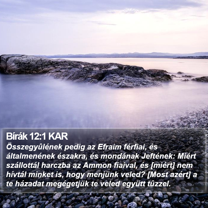 Bírák 12:1 KAR Bible Study