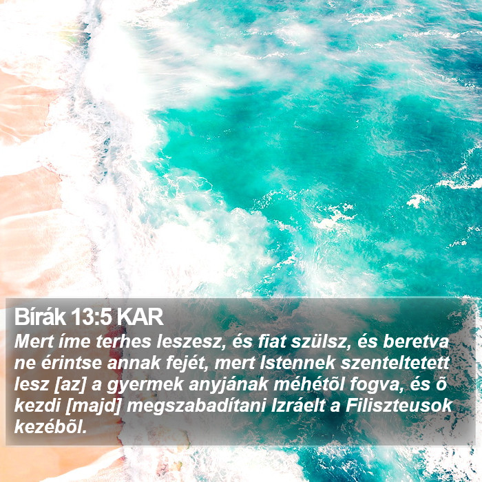 Bírák 13:5 KAR Bible Study