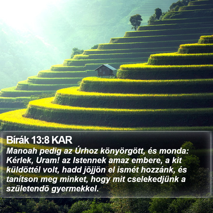 Bírák 13:8 KAR Bible Study