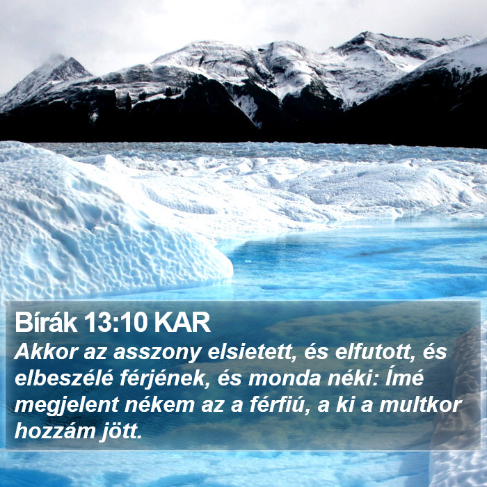 Bírák 13:10 KAR Bible Study