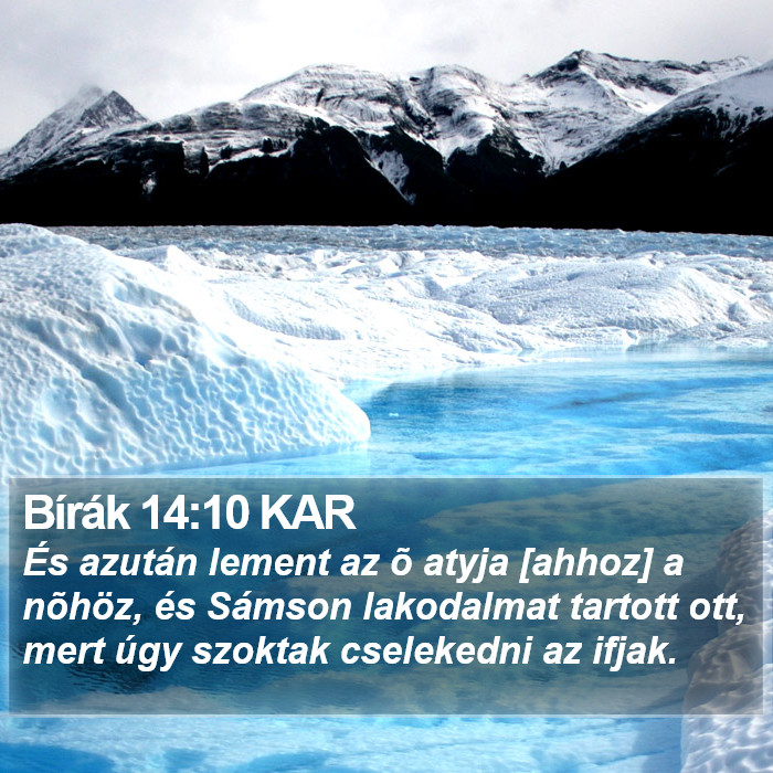 Bírák 14:10 KAR Bible Study