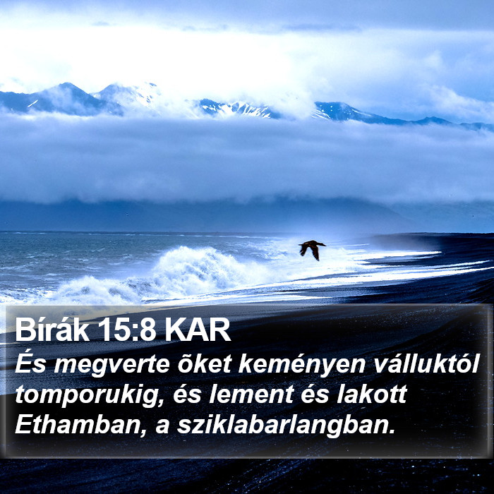 Bírák 15:8 KAR Bible Study