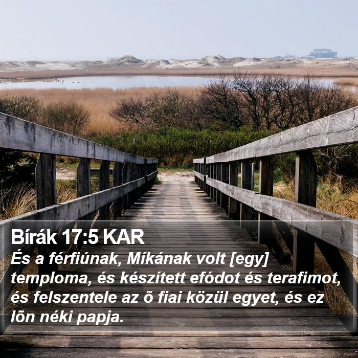 Bírák 17:5 KAR Bible Study