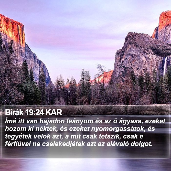 Bírák 19:24 KAR Bible Study