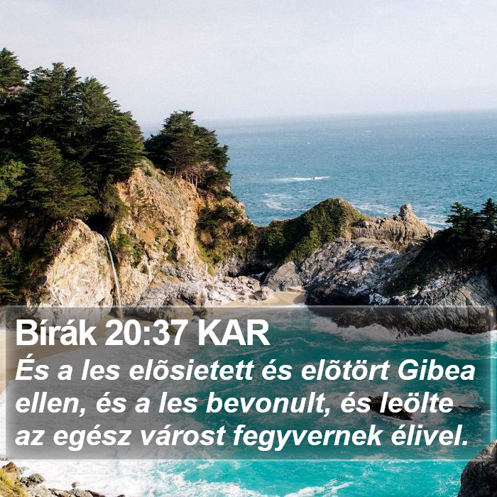 Bírák 20:37 KAR Bible Study