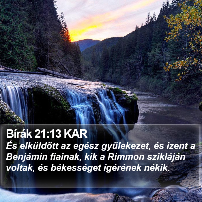 Bírák 21:13 KAR Bible Study