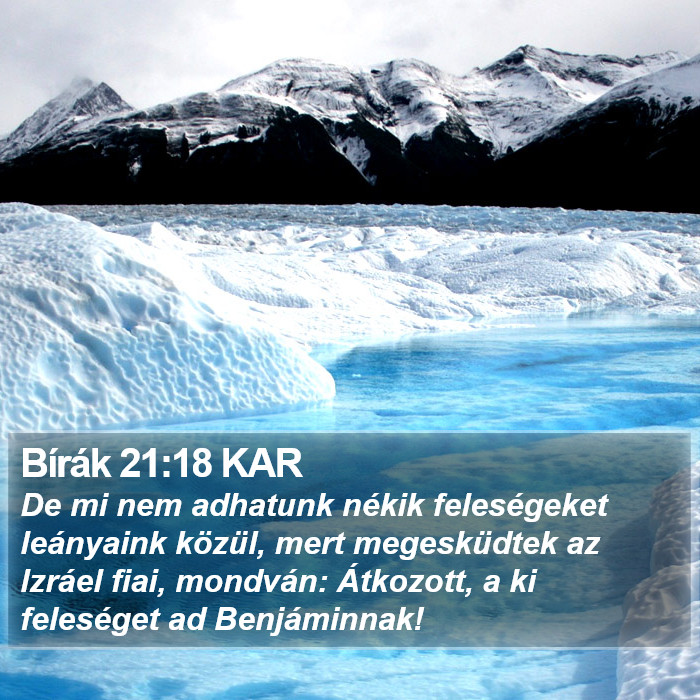 Bírák 21:18 KAR Bible Study