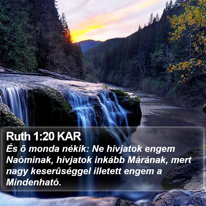 Ruth 1:20 KAR Bible Study